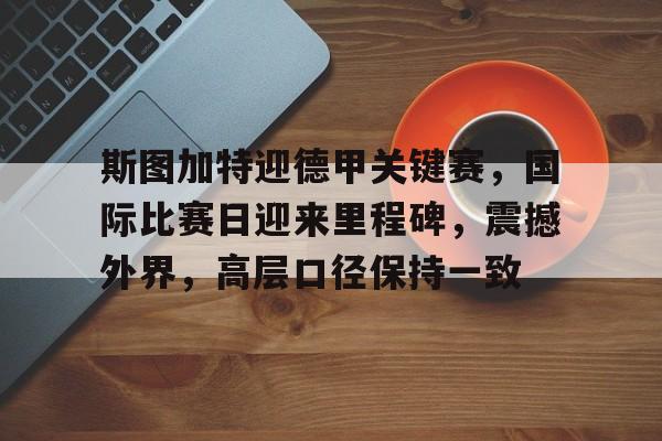 九游官方网站-斯图加特迎德甲关键赛，国际比赛日迎来里程碑，震撼外界，高层口径保持一致的简单介绍